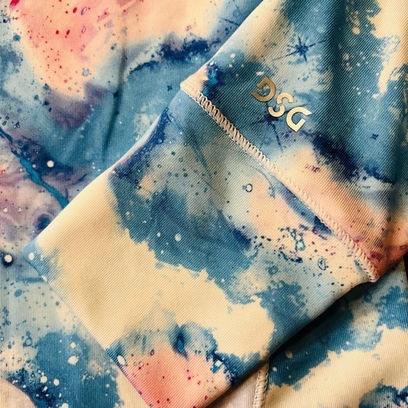 DSG GIRLS COLORFUL 1/4 ZIP PULLOVER ATHLETIC JACKET SIZE LARGE - Picture 7 of 10